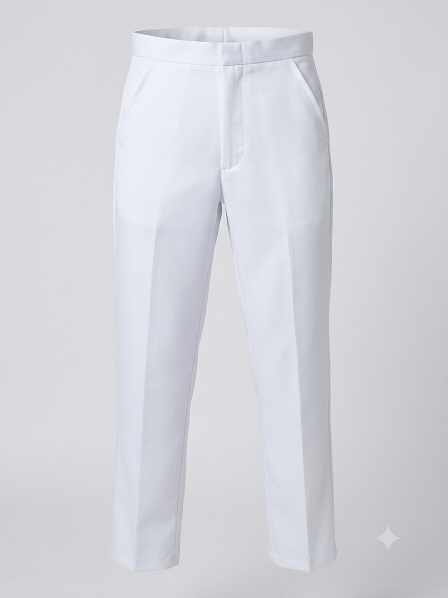 White Uniform Pants for Female