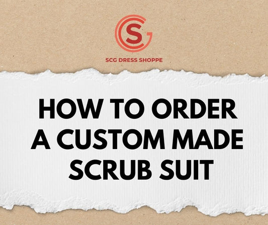 How to order a custom made scrub suit