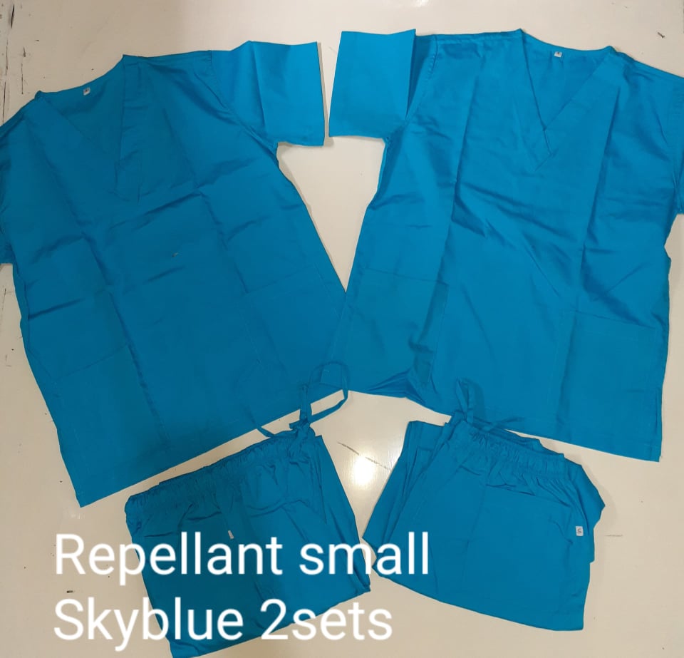 Repellant Scrub Suit by SCG Dress Shoppe