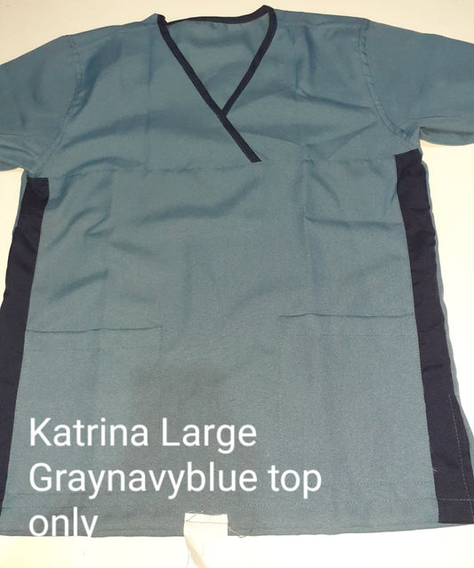 Katrina Top only - Scrub Suit by SCG Dress Shoppe