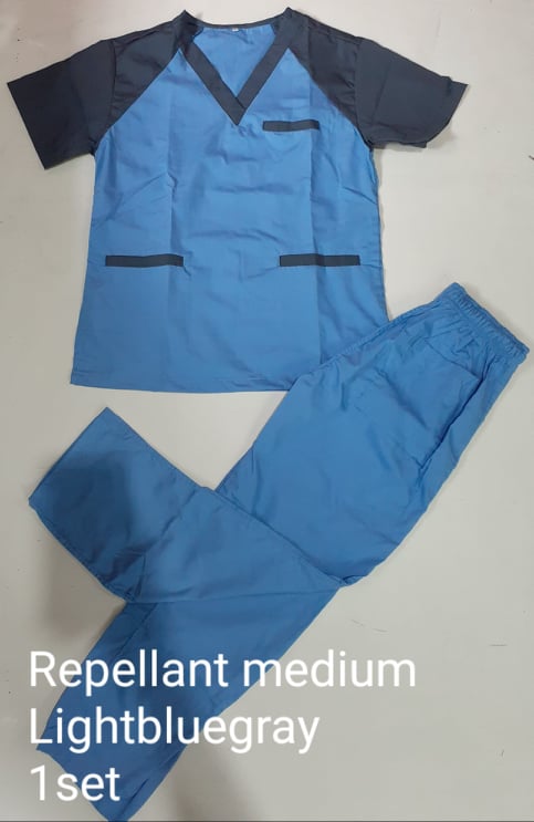Repellant Scrub Suit by SCG Dress Shoppe
