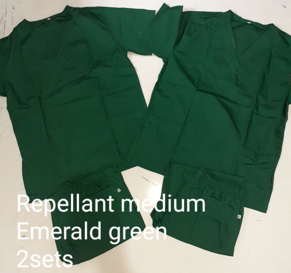 Repellant Scrub Suit by SCG Dress Shoppe