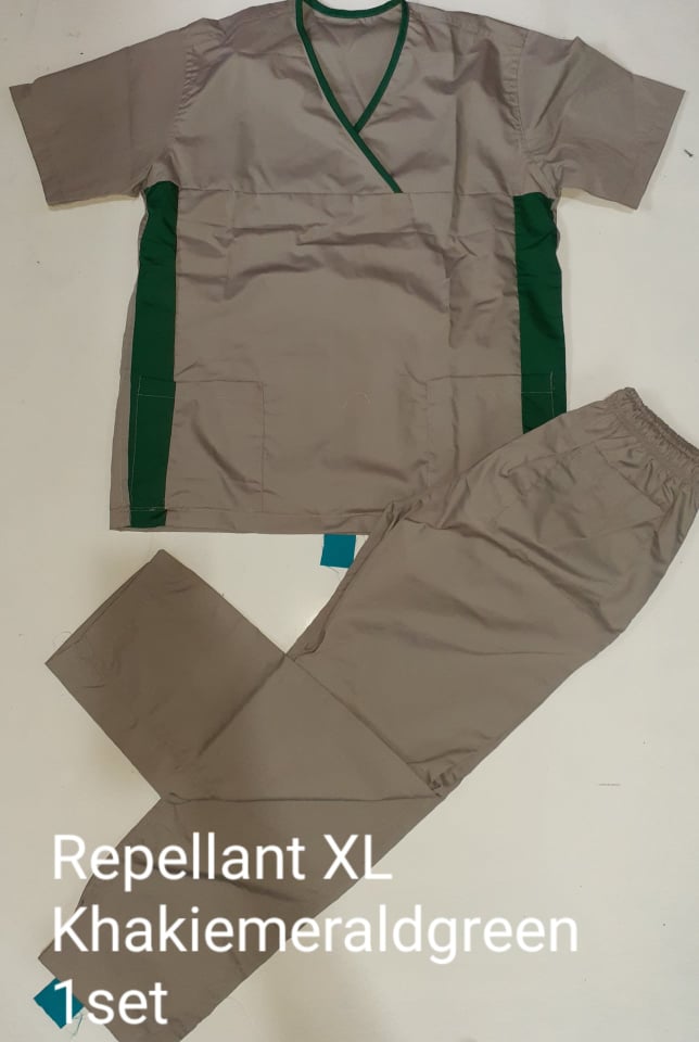 Repellant Scrub Suit by SCG Dress Shoppe