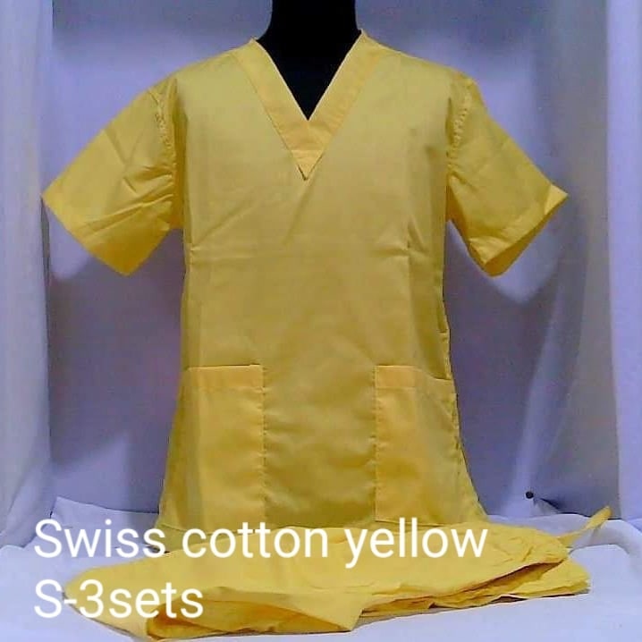 Swiss Cotton Scrub Suit by SCG Dress Shoppe