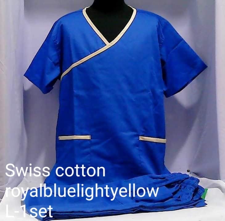 Swiss Cotton Scrub Suit by SCG Dress Shoppe