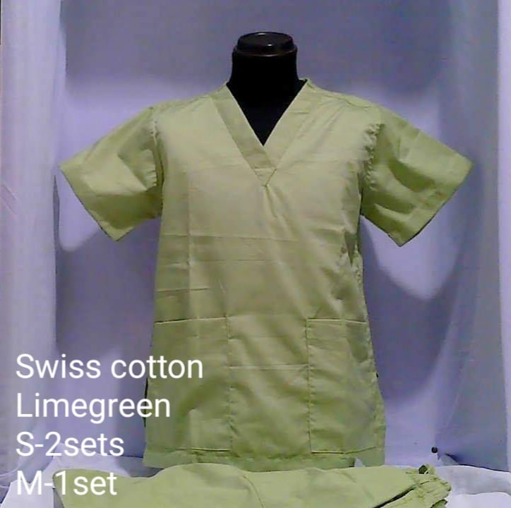 Swiss Cotton Scrub Suit by SCG Dress Shoppe