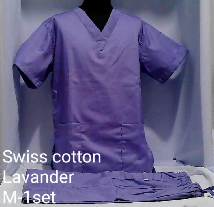 Swiss Cotton Scrub Suit by SCG Dress Shoppe