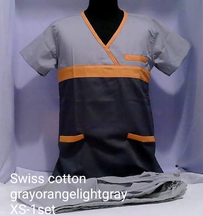 Swiss Cotton Scrub Suit by SCG Dress Shoppe