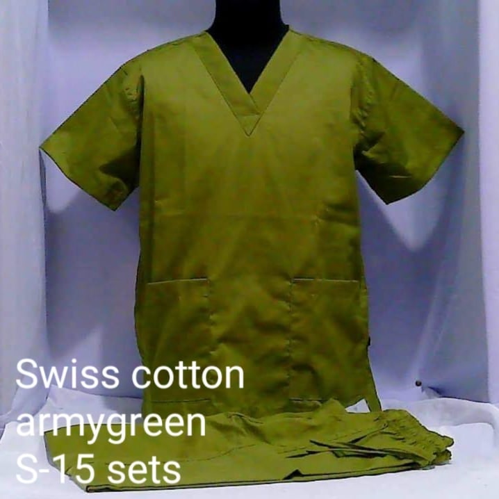 Swiss Cotton Scrub Suit by SCG Dress Shoppe