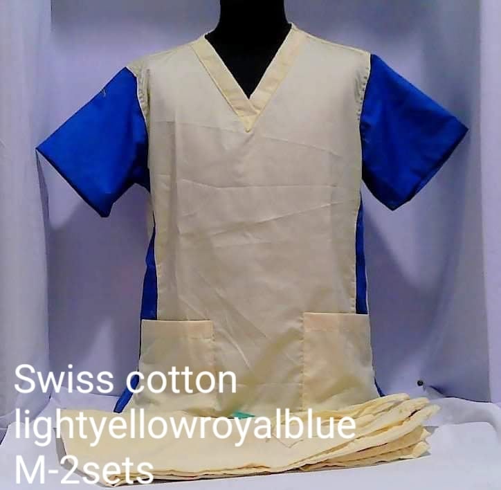Swiss Cotton Scrub Suit by SCG Dress Shoppe