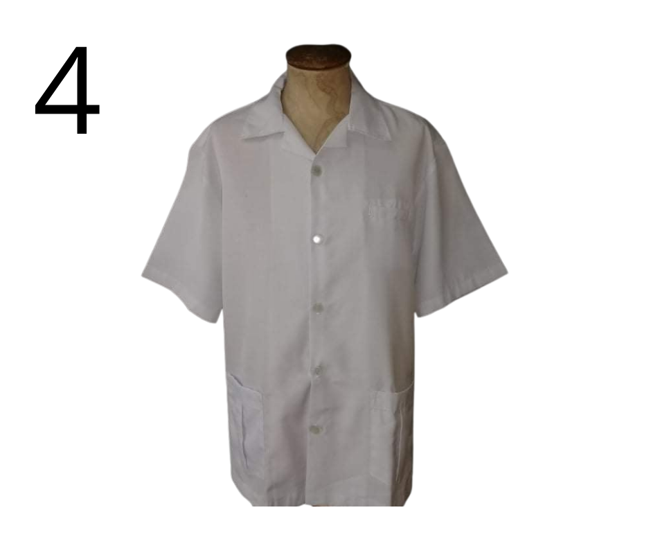 White Medical Uniform | Tops for Men by SCG Dresshoppe