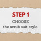 How to order a custom made scrub suit