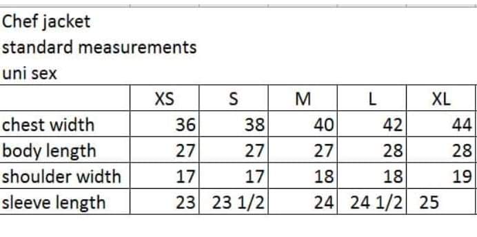 Ready to Wear |  Chef Uniform by SCG Dresshoppe