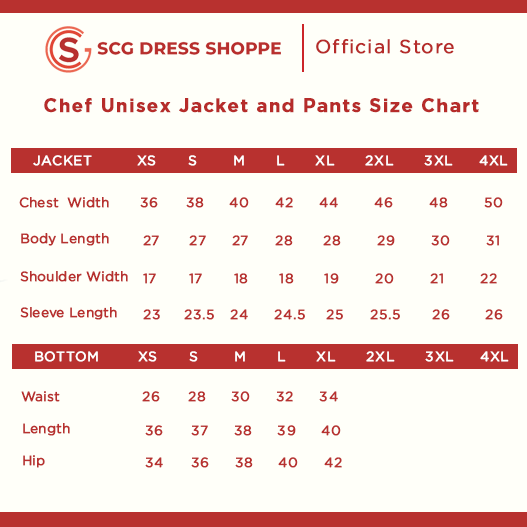 Chef's Pants by SCG Dress Shoppe