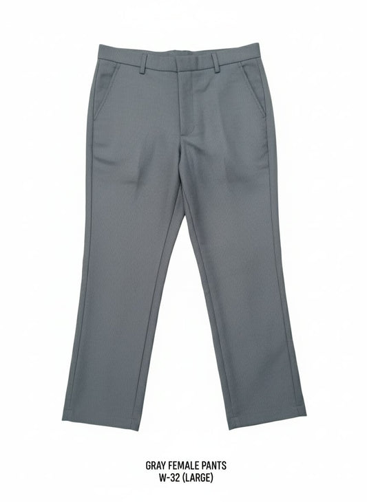 Gray Female Pants