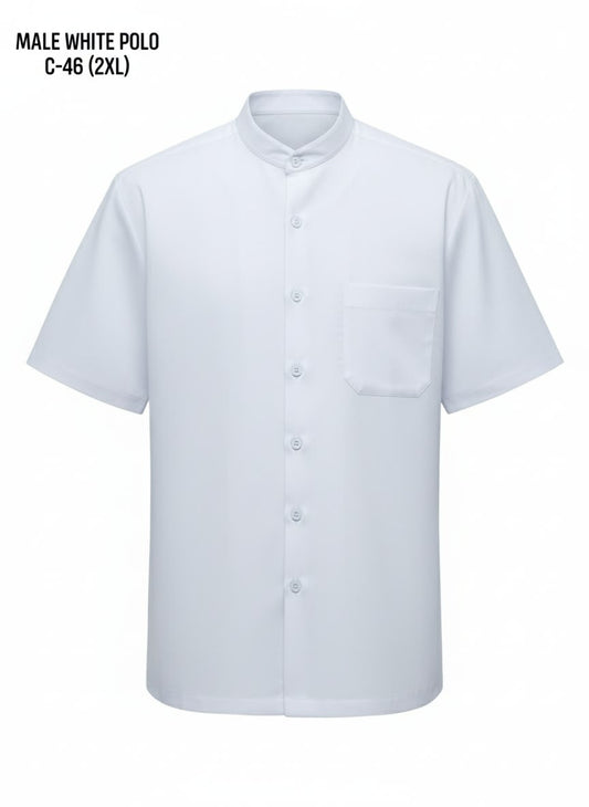Male White Polo