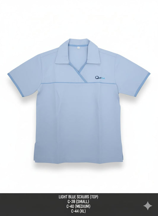 Light Blue Scrubs (Top)