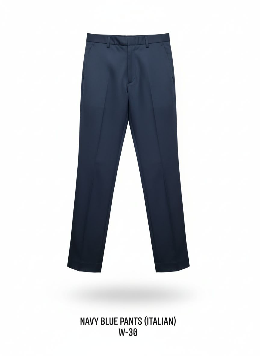 Navy Blue Pants (Italian)
