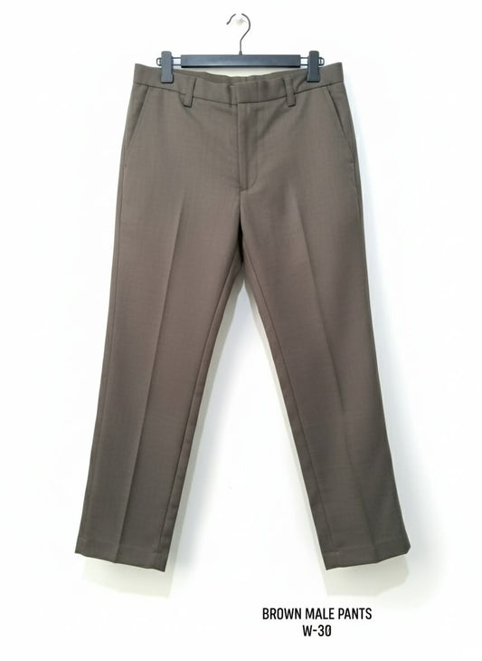 Brown Male Pants