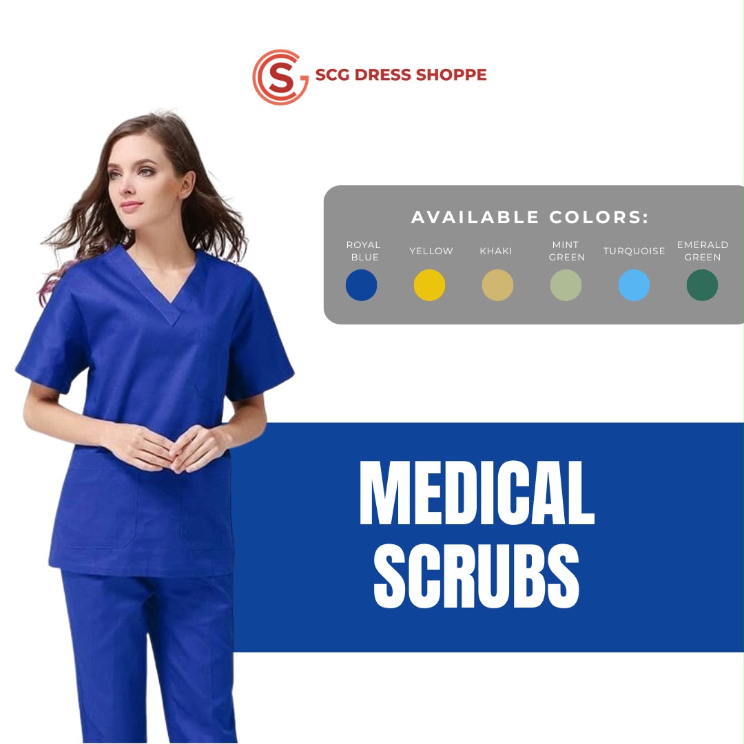 Medical Scrub Suit Set Unisex (Top and Pants)