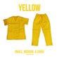 Medical Scrub Suit Set Unisex (Top and Pants)