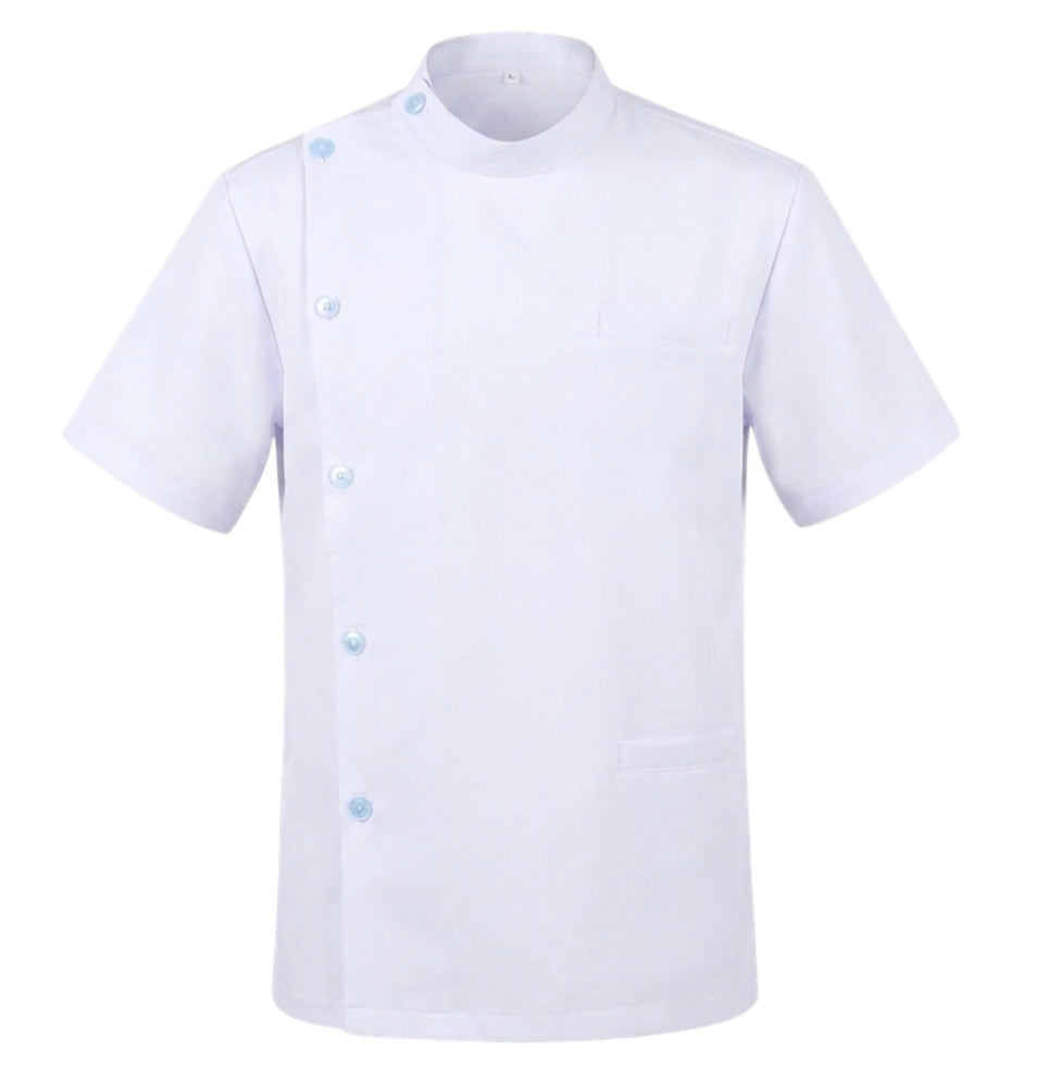 White Uniform Polo for Male (Turtle Neck Style)