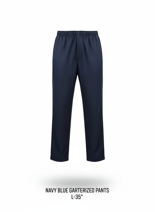 Navy Blue Garterized Pants