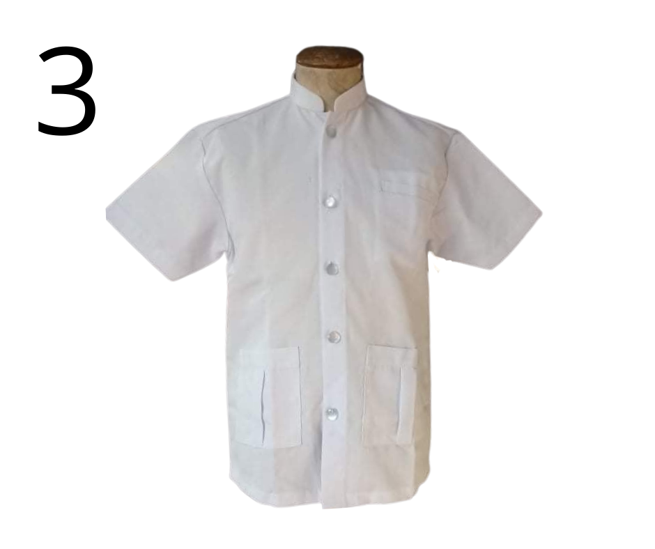 White Medical Uniform | Tops for Men by SCG Dresshoppe